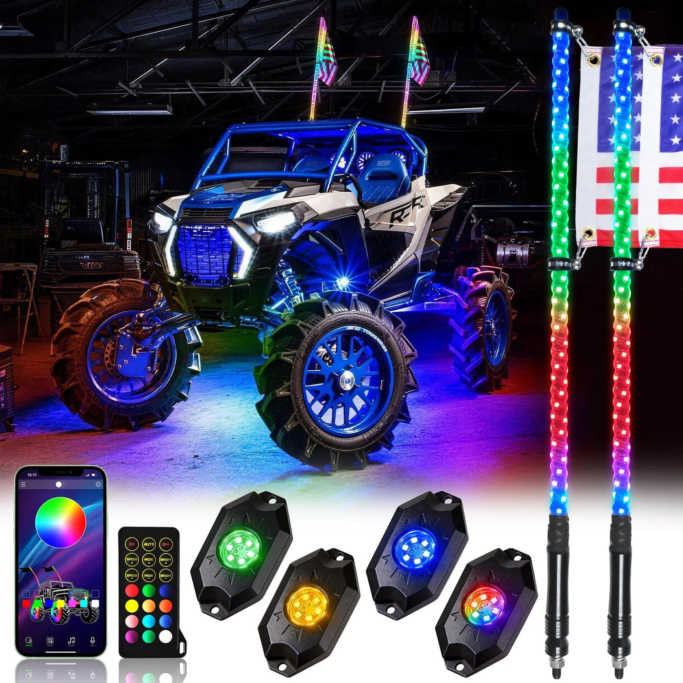 OHMU 4FT LED Whip Lights: Be the Brightest Thing on the Trail (Reader Discount Inside)