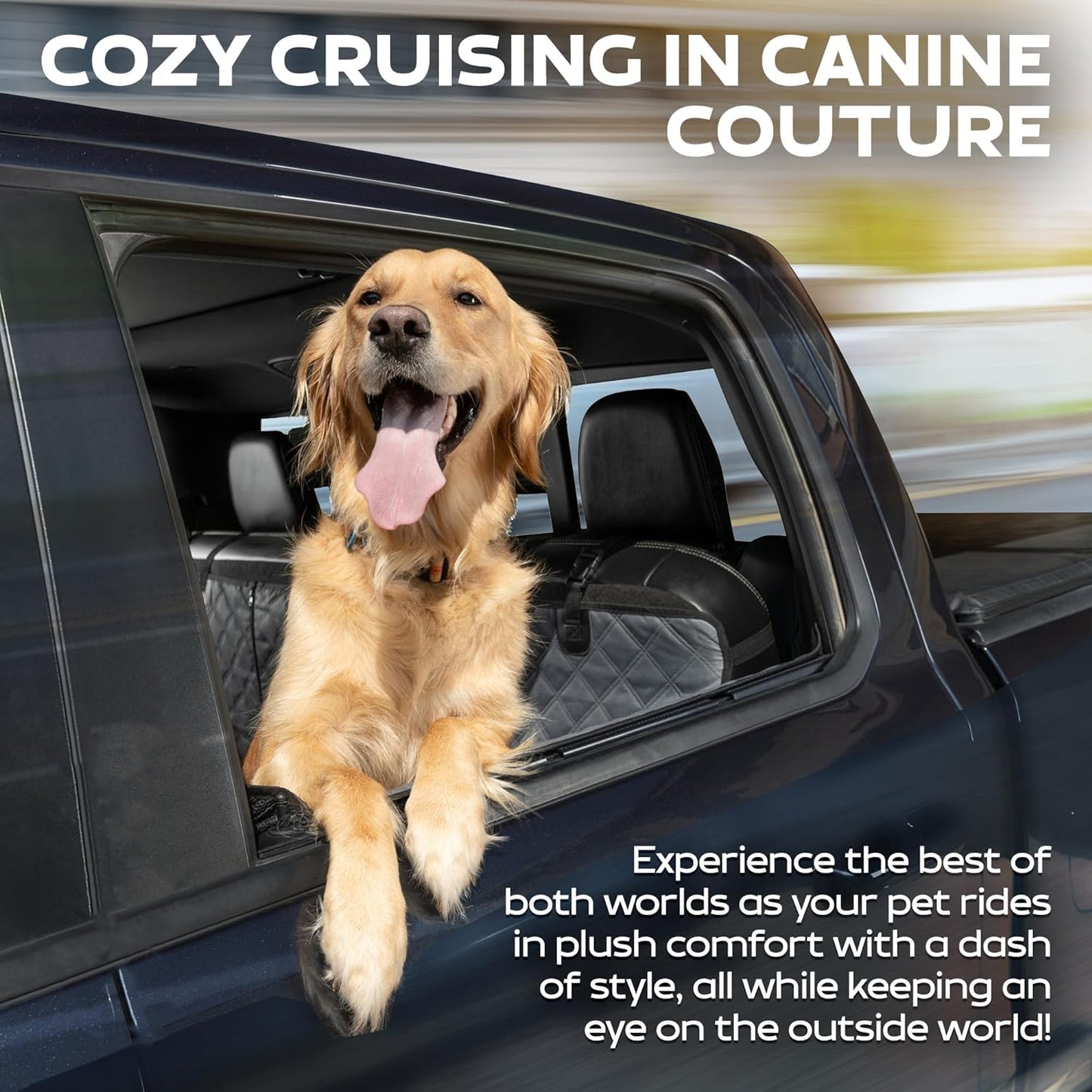 XL Pets Seat Covers for Trucks with Flip Up Rear Seats - OHMU