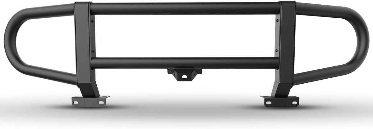 Front Bumper Bull Bar For Ford Bronco 2025 2024 2023 2022 2021 (Not fit Bronco Sports Version),Steel Bull bar bumper guard Off Road Grill Guard Black For Bronco Accessories (Bull Bar, 3D)