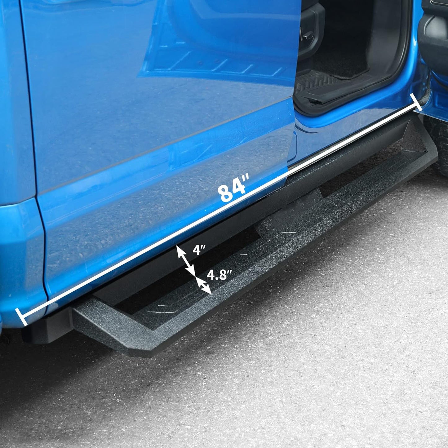 Drop Side Steps for 2019-2024 Chevy Silverado/GMC Sierra 1500, 2020-2024 Silverado/Sierra 2500HD 3500HD Crew Cab - OHMU