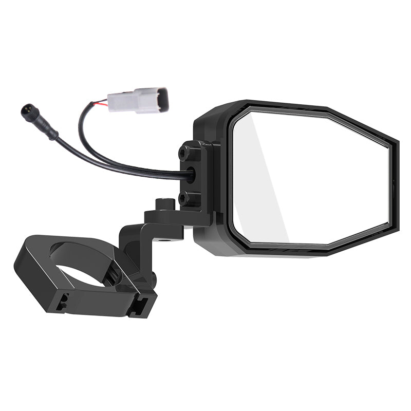Upgraded Side Mirror Light for ATV UTV fit 1.5-2.5 inch roll cage - OHMU