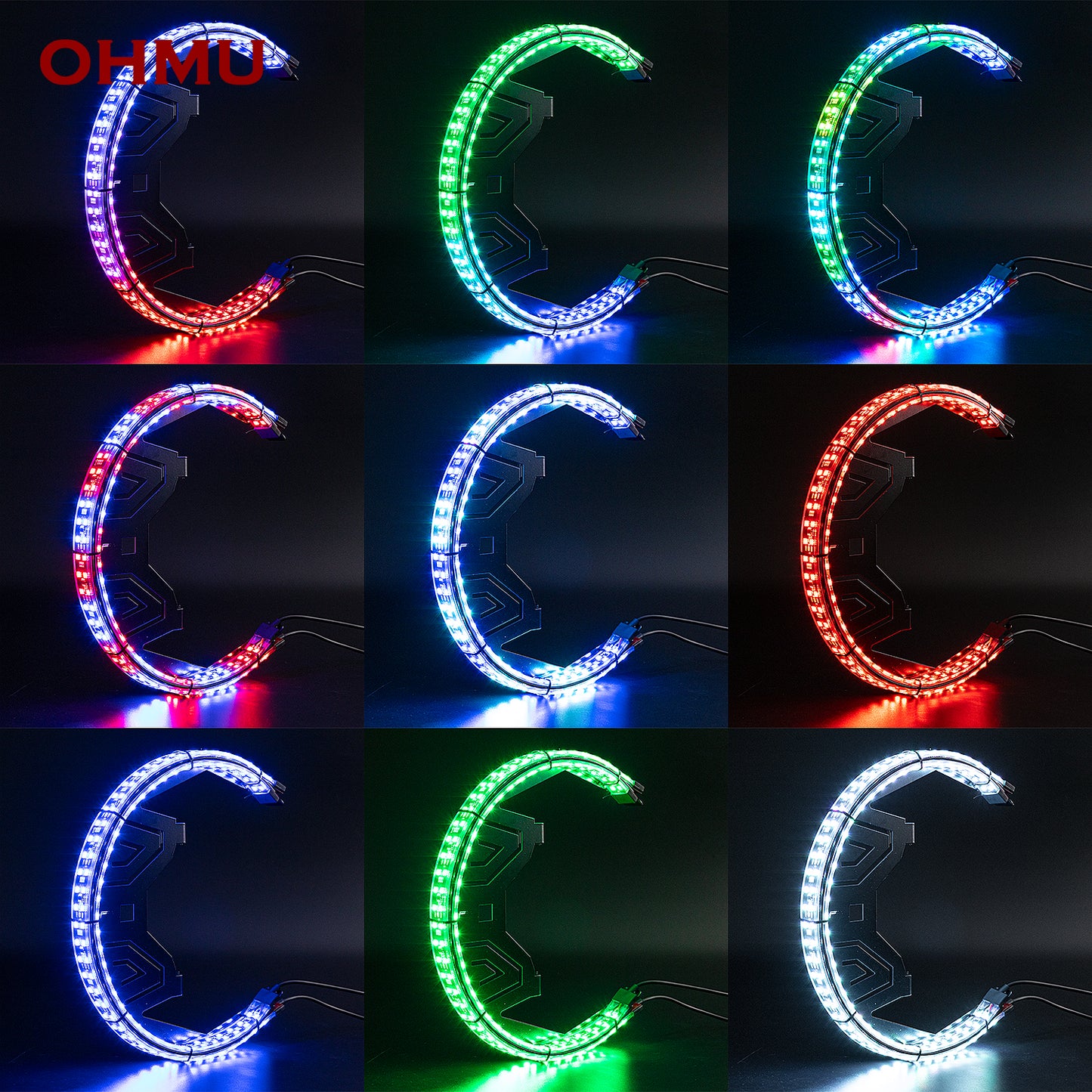 3-Wheel Motorcycle LED Flows Chasings Wheel Ring Lights for Spyder 2010-2020