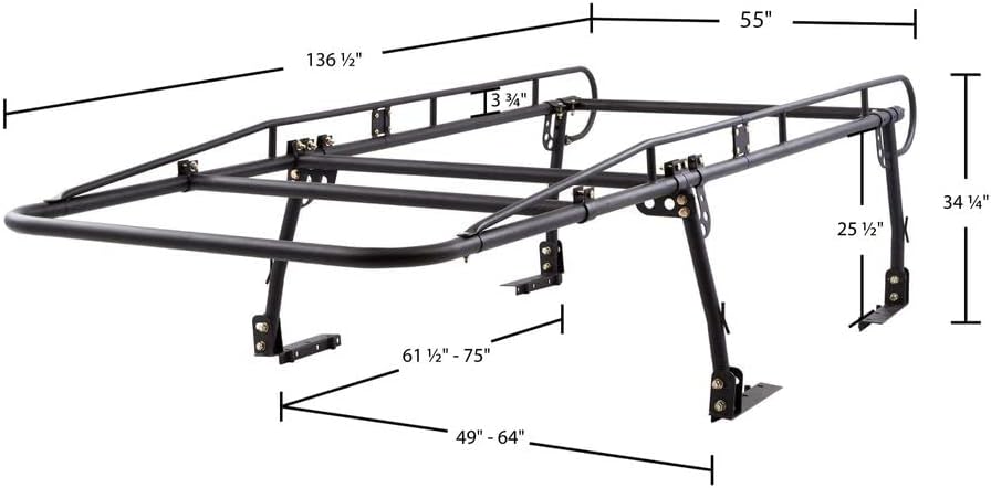 Universal Steel Over-Cab Truck Rack - OHMU