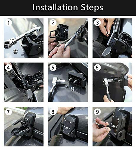 Jeep Wrangler JL Hood Latches