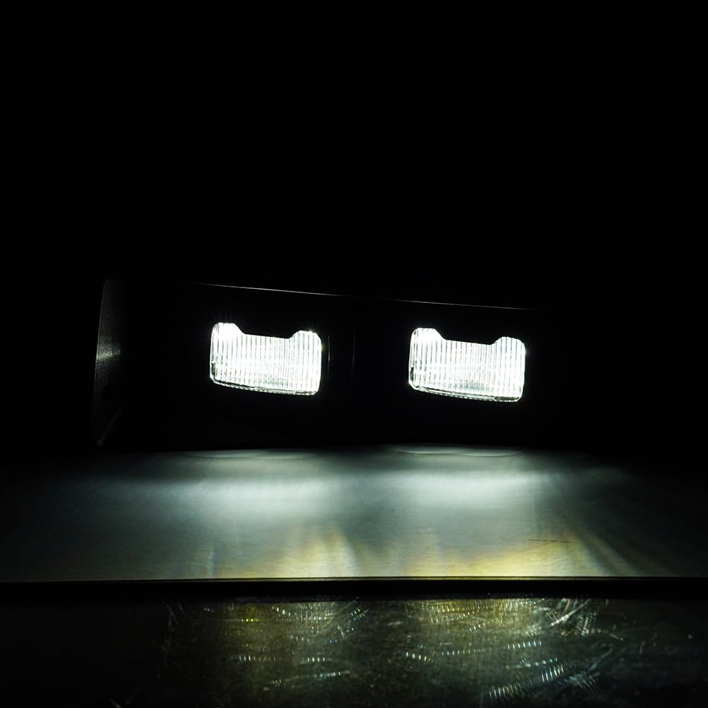 Bronco LED Fog Lights: Raptor Style, DRL Turn Signal, Dual Color