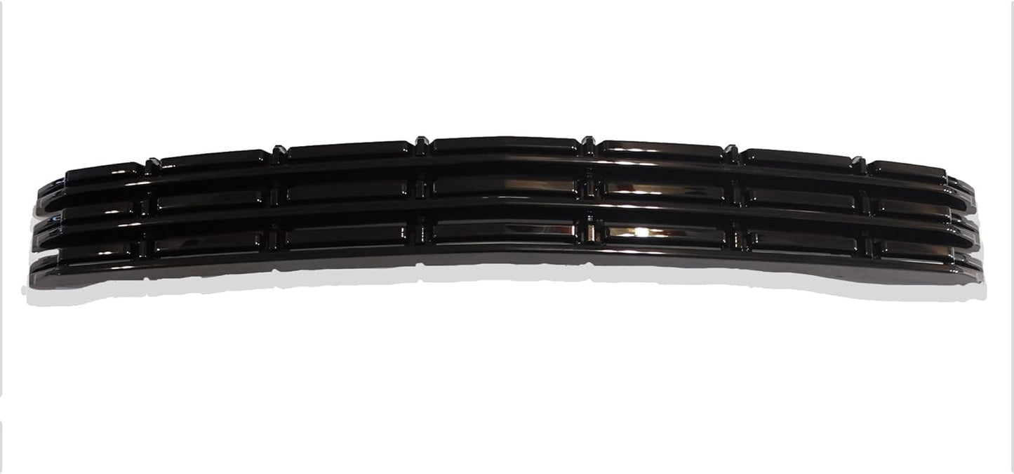 Black Magic Gloss Black Tape-on Grille Overlay Compatible With 2021-2024 Chevrolet Suburban/Tahoe LT And Premier