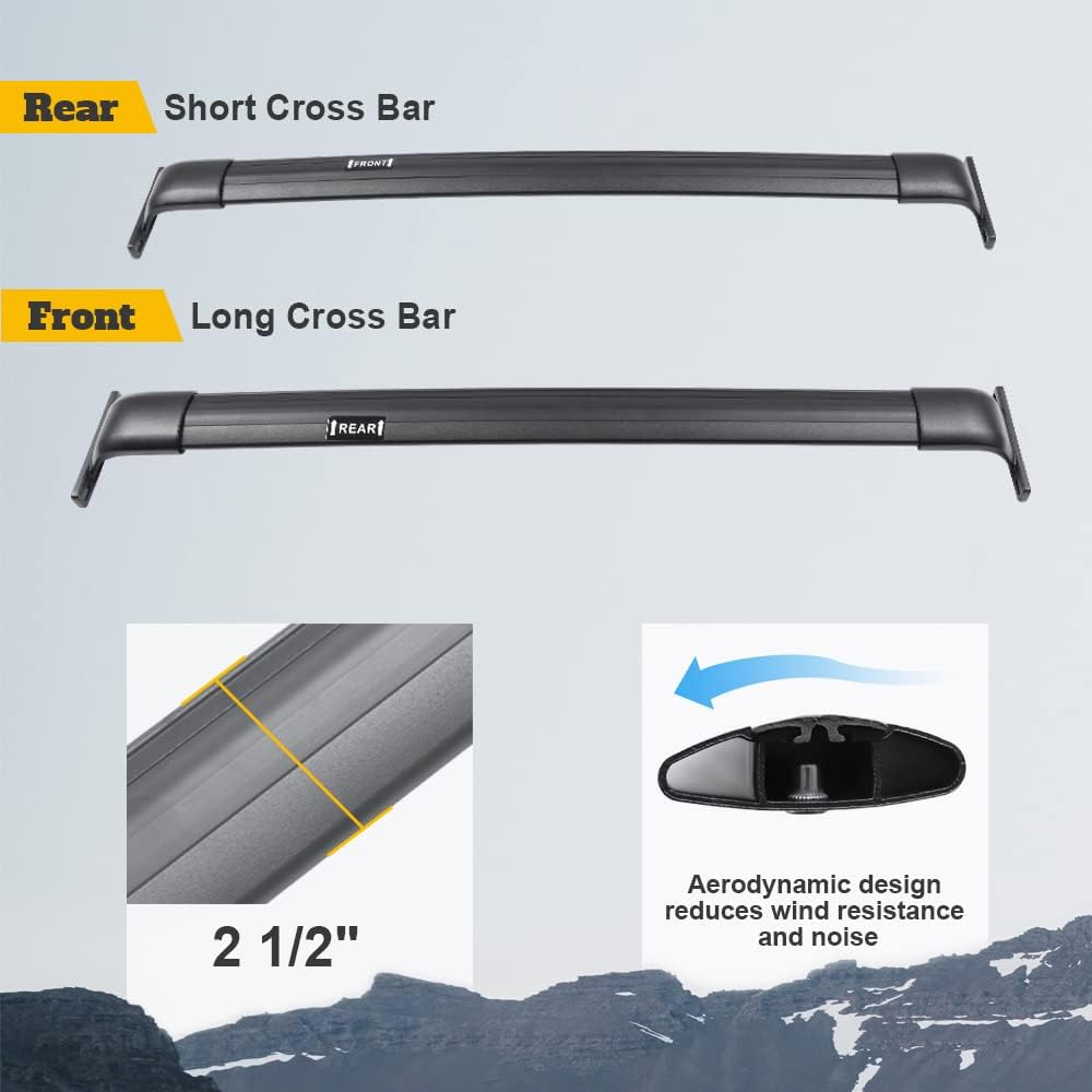 Cross Bar Roof Rack Fit for Chevy Chevrolet Trailblazer 2021-2025 - OHMU