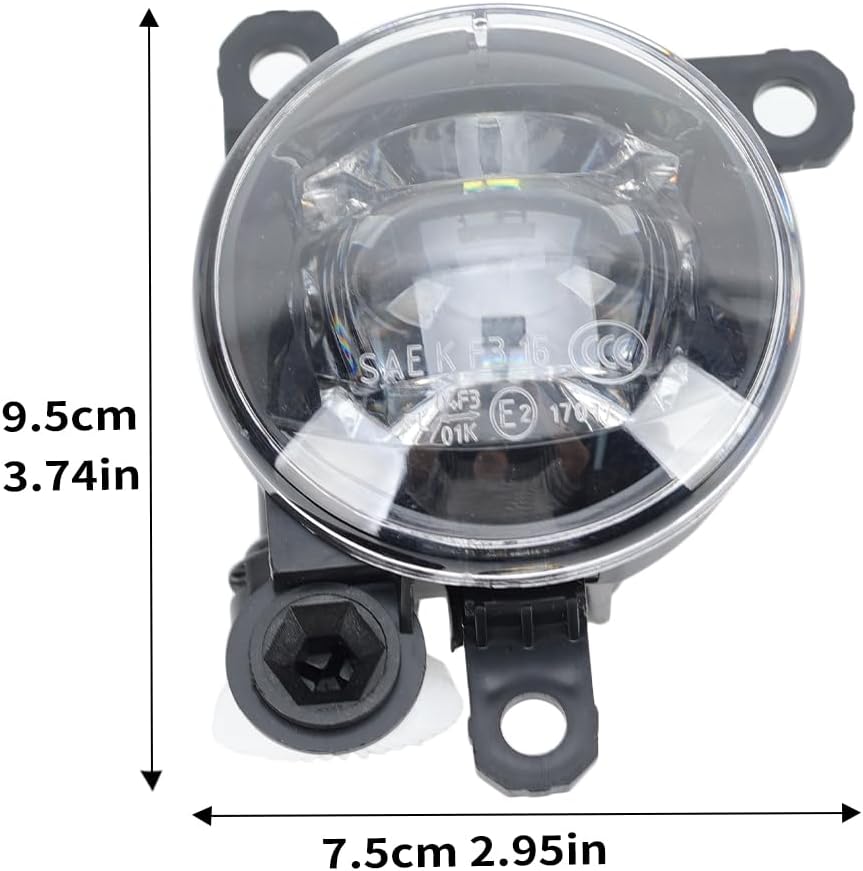 Set LED Front Bumper Fog Light Driving Lamp For Ford Bronco Sport 2021 2022 2023 With Wiring Switch Left & Right Side