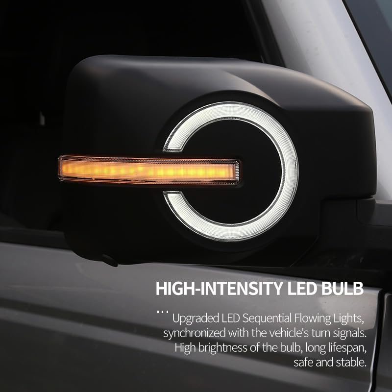 Turn Signal Lights Compatible with Ford Bronco 2021 2022 2023