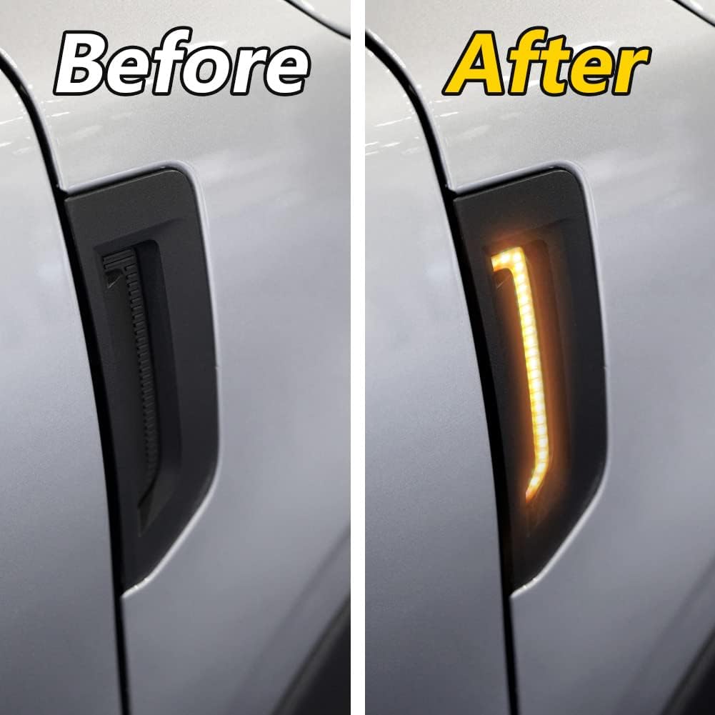 LED Side Marker Lights Turn Signal Lights Compatible with Bronco Sport 2021 2022 2023 - OHMU