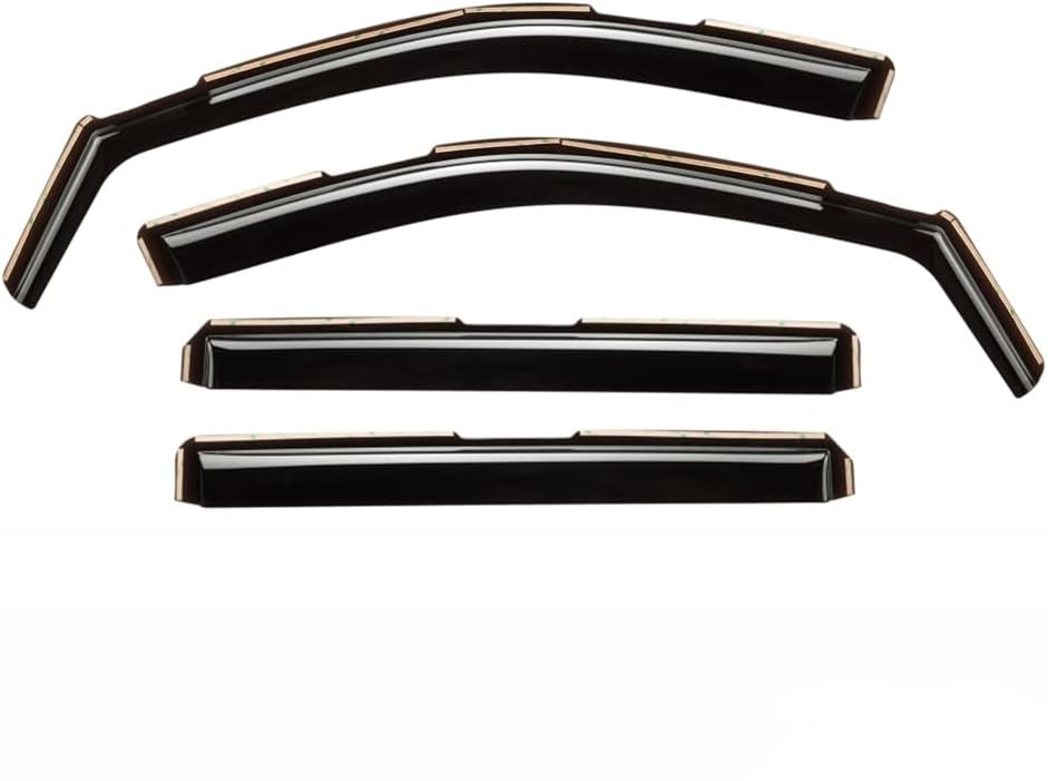 In-Channel Rain Guards (4-PCS) for 2019-2026 Chevy/GMC 1500 Crew Cab - 220089