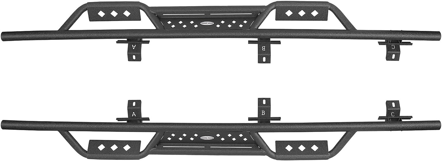 6.9" Drop Down Side Step Bars Running Boards for Jeep Gladiator JT 2020 2021 2022 2023 2024 - OHMU
