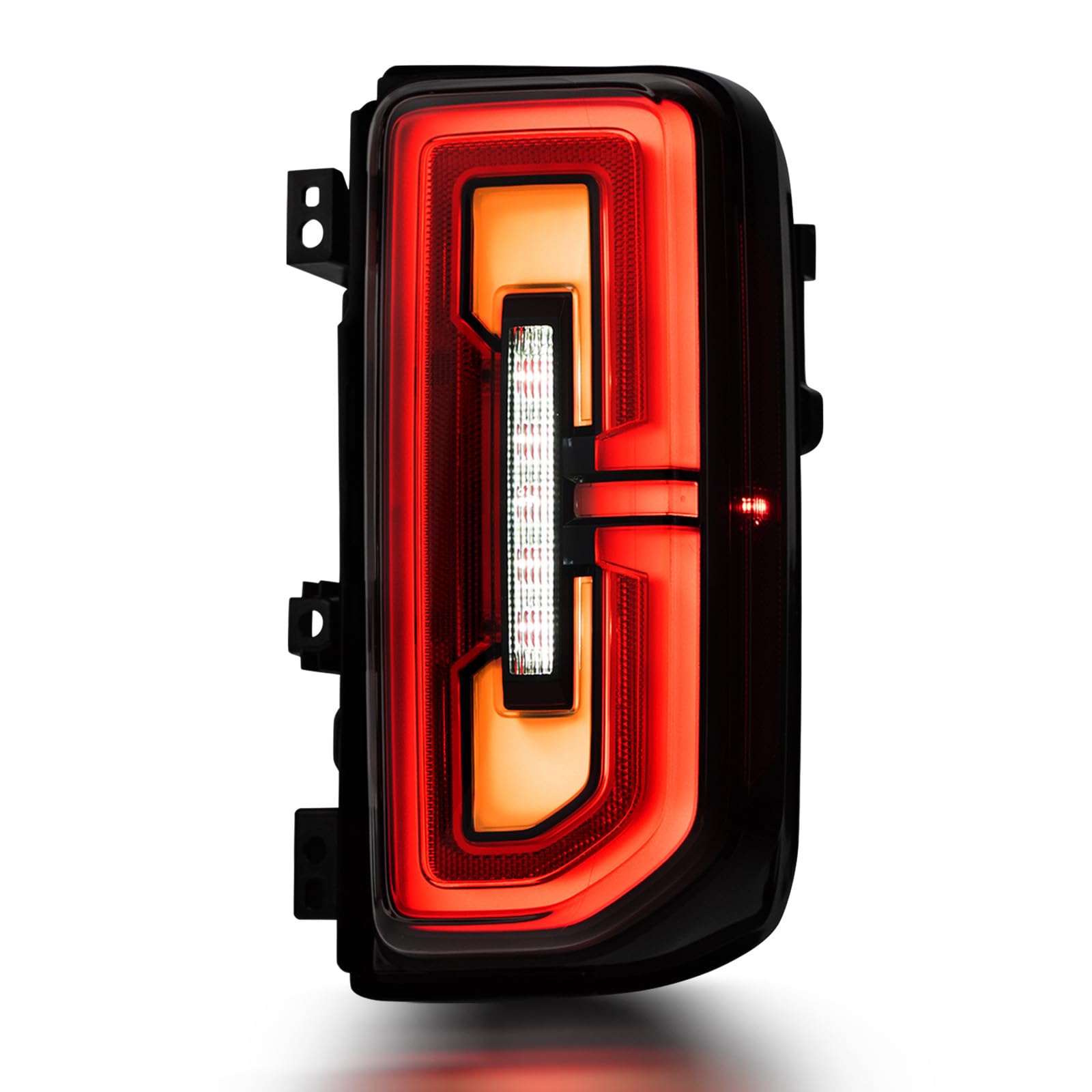 LED Tail Lights Assembly Compatible with 2021 2022 2023 2024 Ford Bronco LED Original Model Taillight Rear Brake Lamp Signal Assembly Partslink:M2DZ13405B(Left Driver Side)