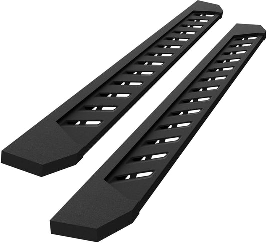 7" Wide Clutch Running Boards for 2019-2024 Chevy Silverado/Gmc Sierra 1500 2500 3500 - OHMU