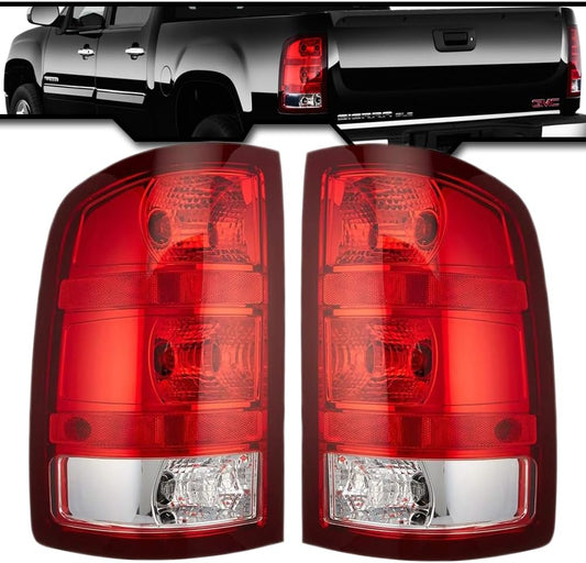 Tail Lights Assembly for GMC Sierra 07-11 1500 07-14 2500 HD 07-14 3500 HD 07-14 - OHMU