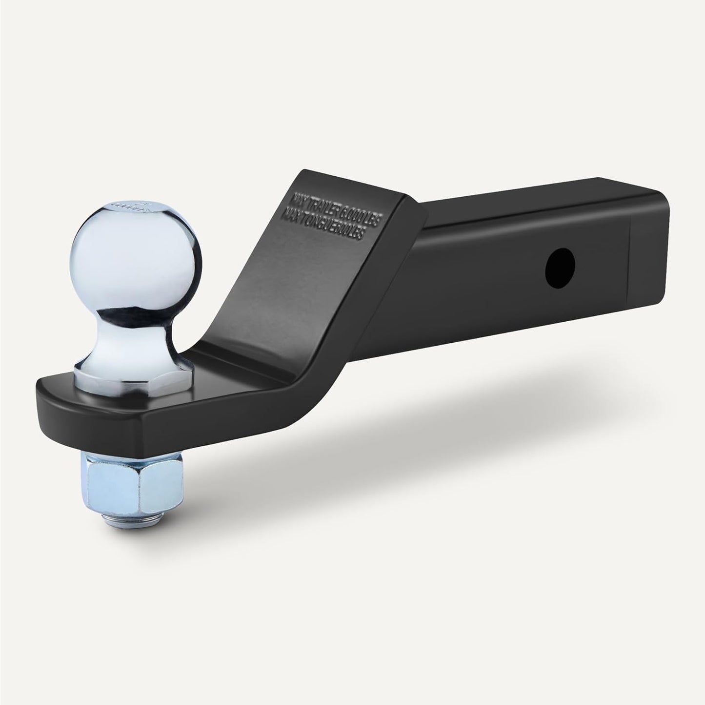 2" Drop Ball Mount with 2" Ball & Pin - 6000 lb Capacity for 2" Receiver