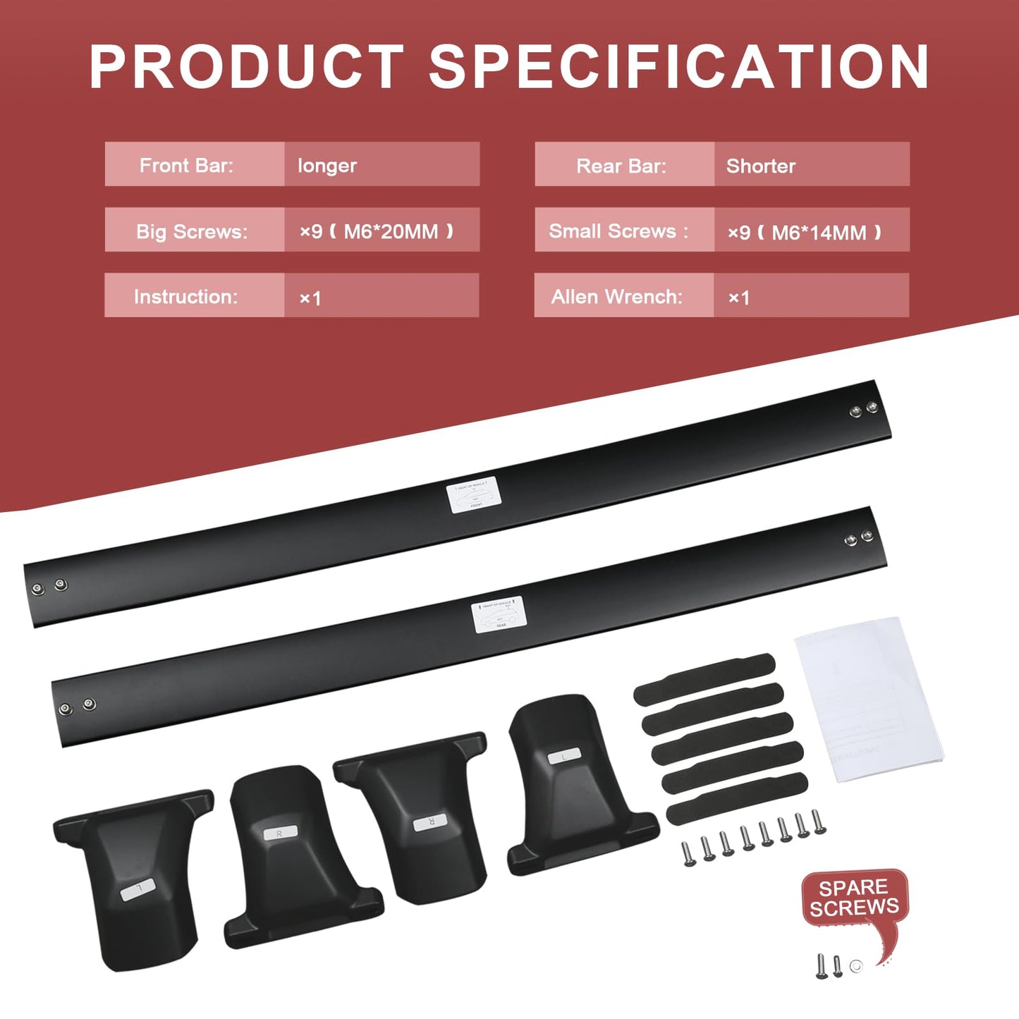 Roof Racks Cross Bars Fit for Honda Pilot 2016-2024 - OHMU