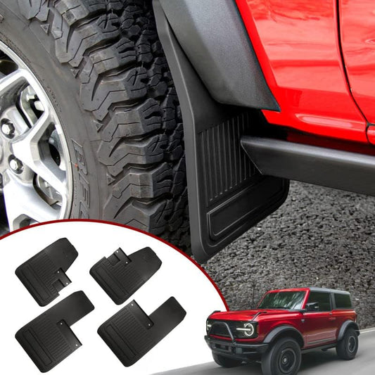 Mud Flaps Compatible with Ford Bronco 2021 2022 2023 2024 - OHMU