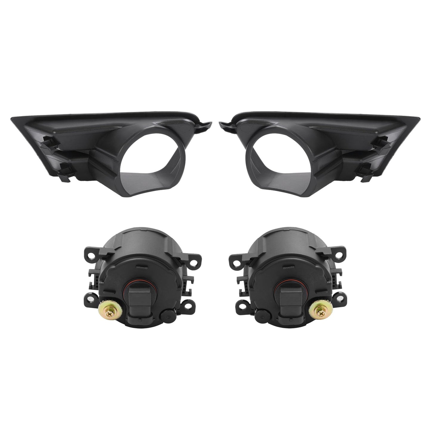 Ford Mustang V6 Fog Lights, Bezel Trim, Clear Lens