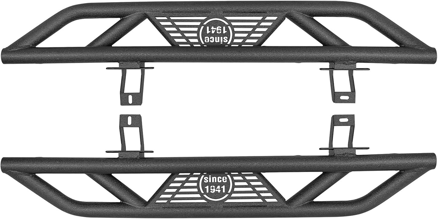 Tubular Side Steps / Rock Sliders for 2018-2026 Jeep Wrangler JL 2-Door