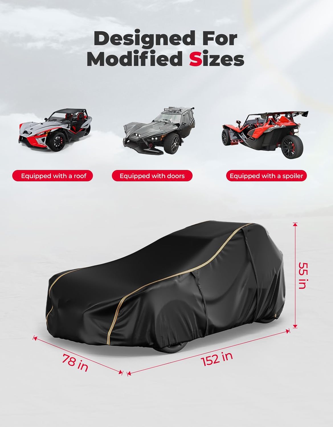 Full Cover Compatible with Polaris Slingshot 2019- 2023 - OHMU