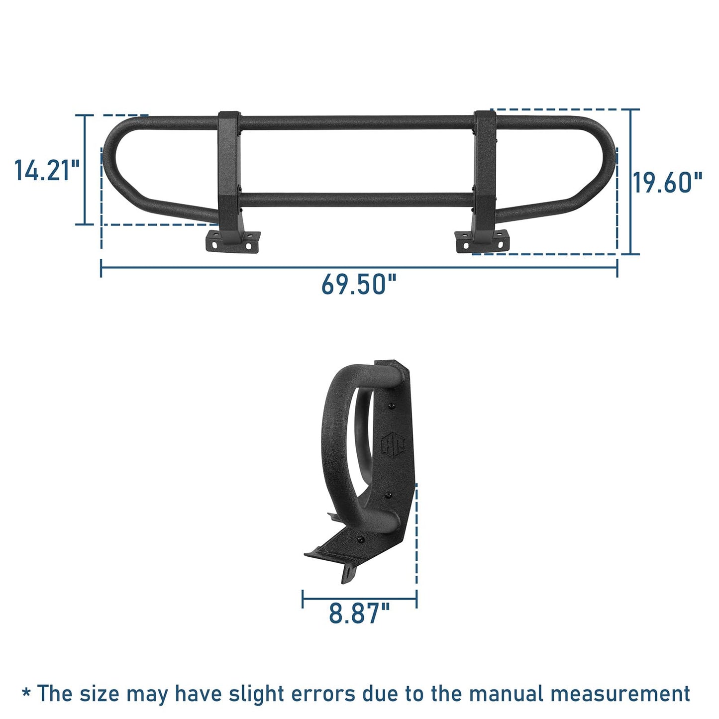 Bronco Full Bull Bar Front Bumper Grille Guard