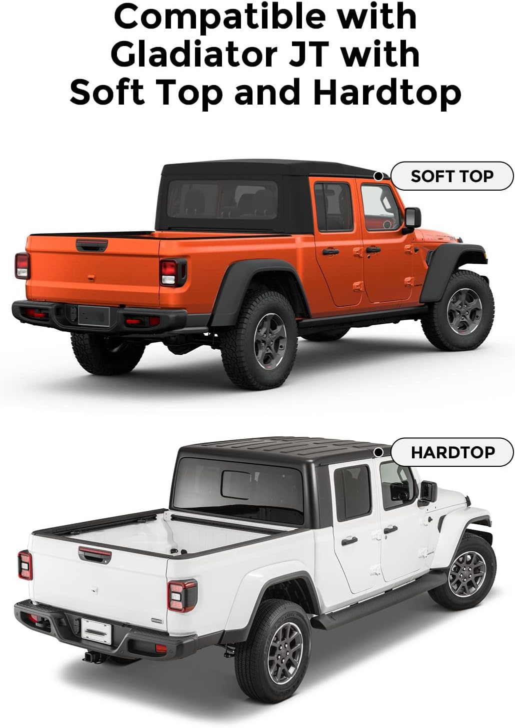 Waterproof Cab Cover Replace for 2020-2022 Jeep Gladiator JT - OHMU