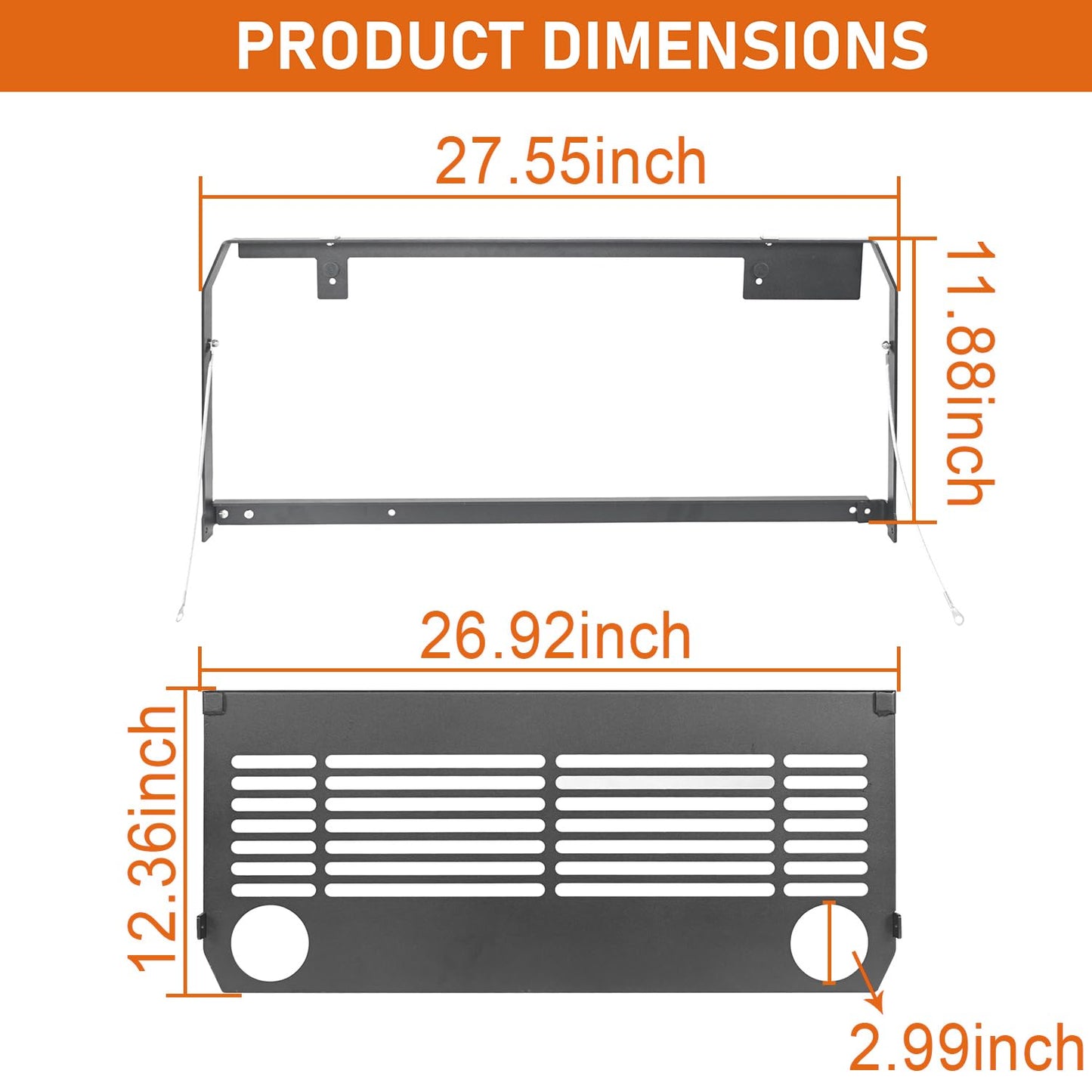 Wrangler JL Tailgate Table for Jeep JLU, Outdoor Trunk Organizer