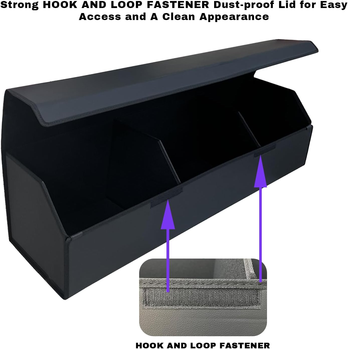 Car Trunk Organizer For Chevy Tahoe - Custom Fit, Large Space Outdoor Trunk Organizer with Leather,Hook-and-Loop Fastener,4-Layer Cover,For Chevy Tahoe 2021-2025