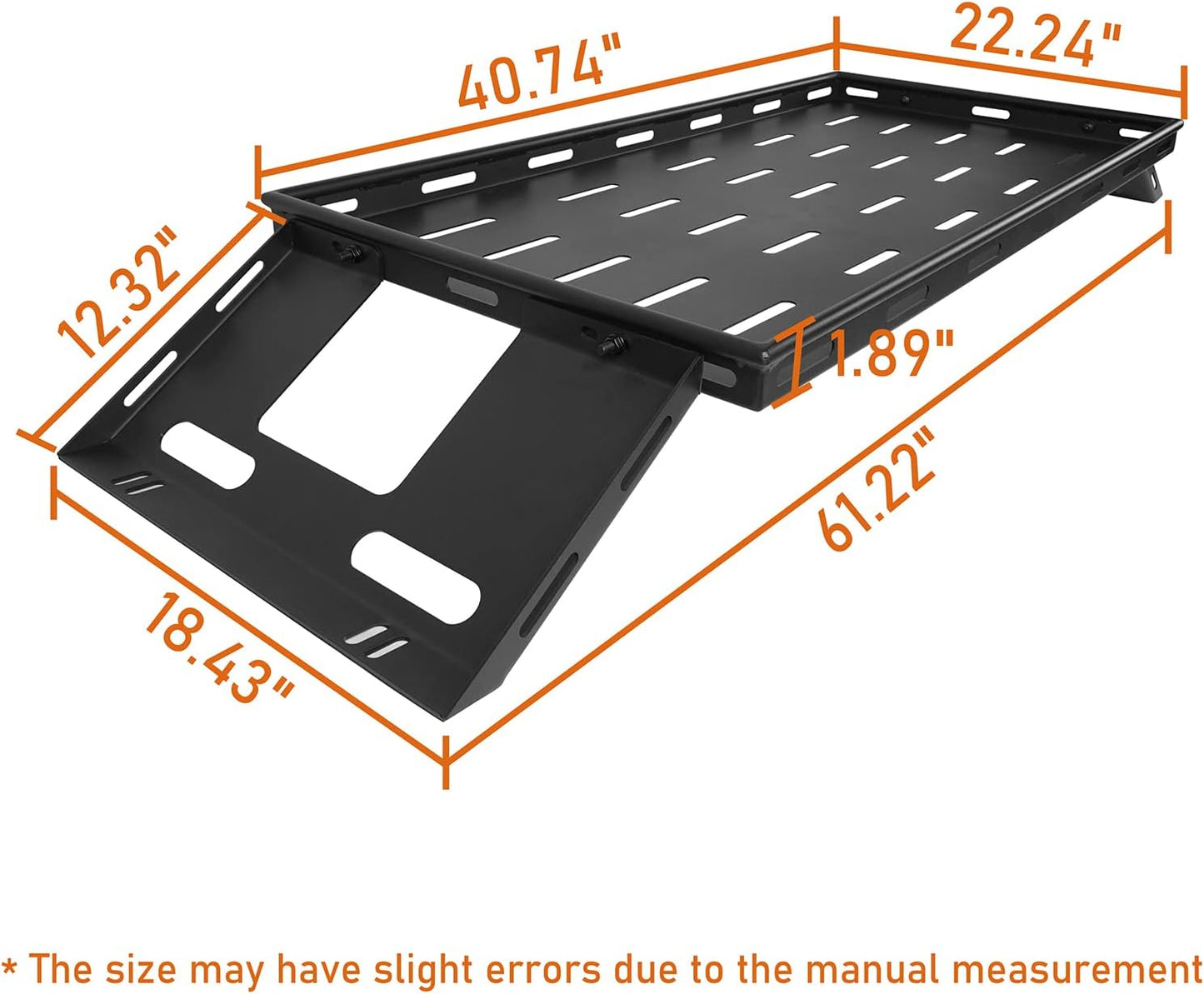 Rear Trunk Cargo Rack for 2007-2026 Jeep Wrangler JK/JL 4-Door Hardtops - Sturdy Steel Shelf