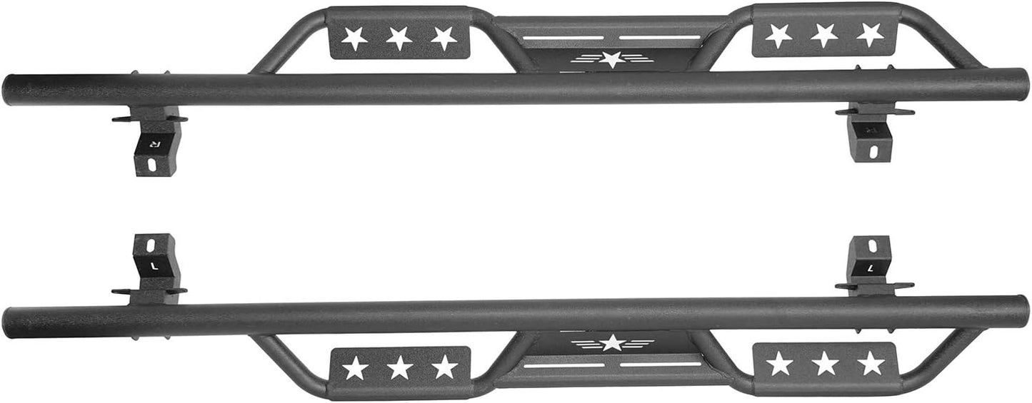 6.2" Drop-Down Running Boards for 2018-2025 Jeep Wrangler JL 4-Door
