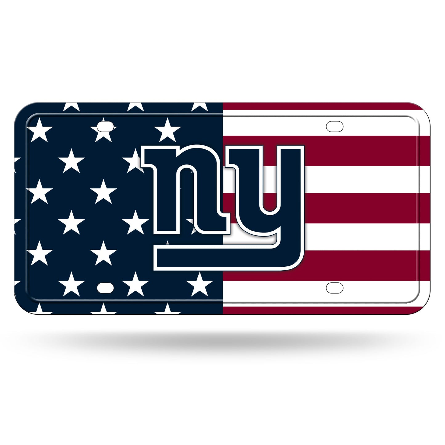 Rico Industries NFL Football USA Metal Auto Tag 6" x 12" - Great for Truck/Car/SUV