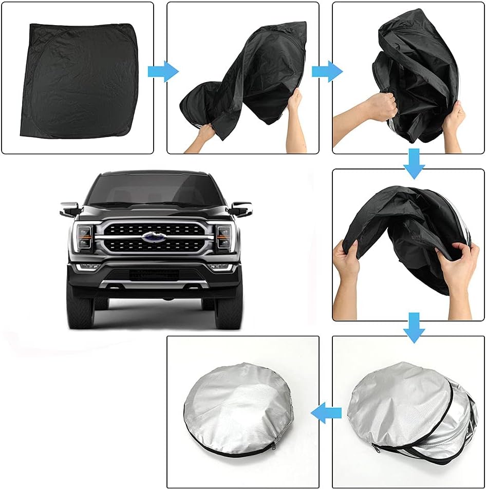 Windshield Sunshade Compatible with Ford F150 - OHMU