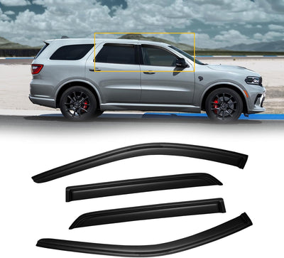 Window Visor Vent Shade Deflector for 2011-2024 Dodge Durango