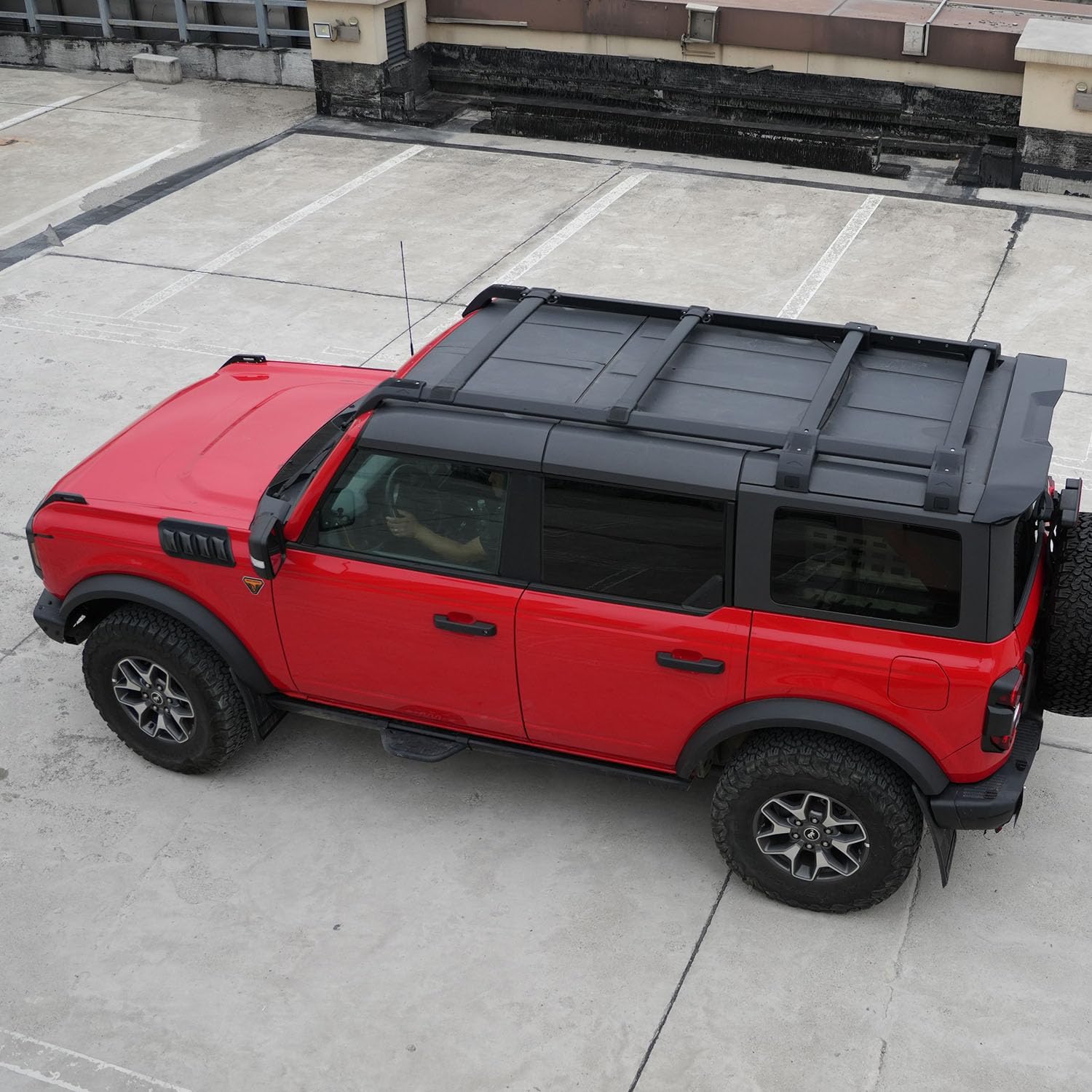 Roof Rack Cross Bars for Ford Bronco 4 Door 2021-2025 Roof Luggage Carrier Roof Rails Cross Bars (Not for 2.7L Badlands and Bronco Sport)