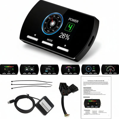Throttle Response Controller for 2011+ Ford F-Series, Focus, Mustang, 2012-2020 Ranger, 2013+ Transit, Kuga, Mondeo & Mazda Models
