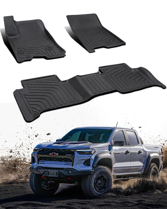 Custom Floor Mats for Chevy Chevrolet Colorado GMC Canyon 2023 2024 - OHMU