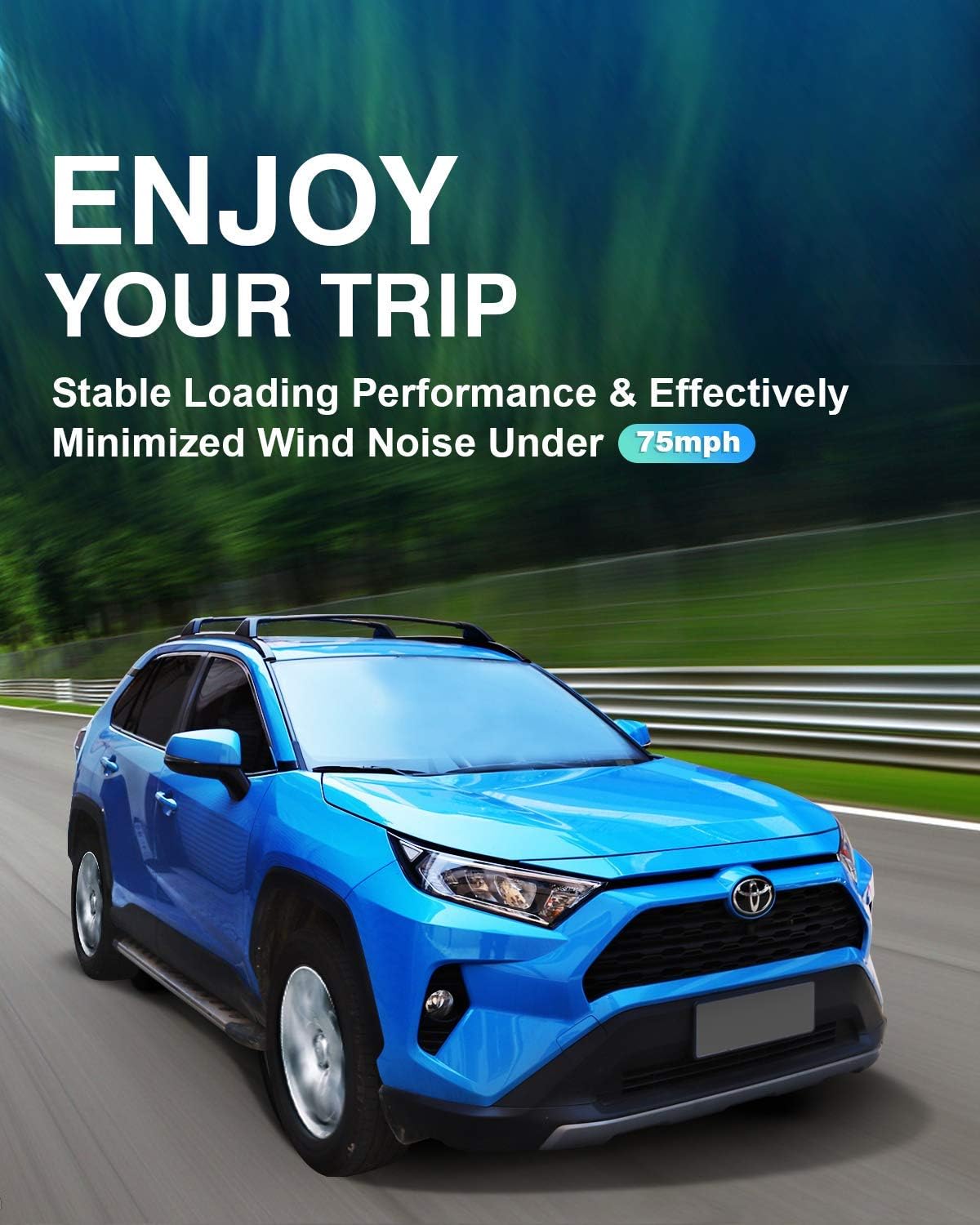 Roof Rack Cross Bars for Toyota RAV4 2019-2024 - OHMU