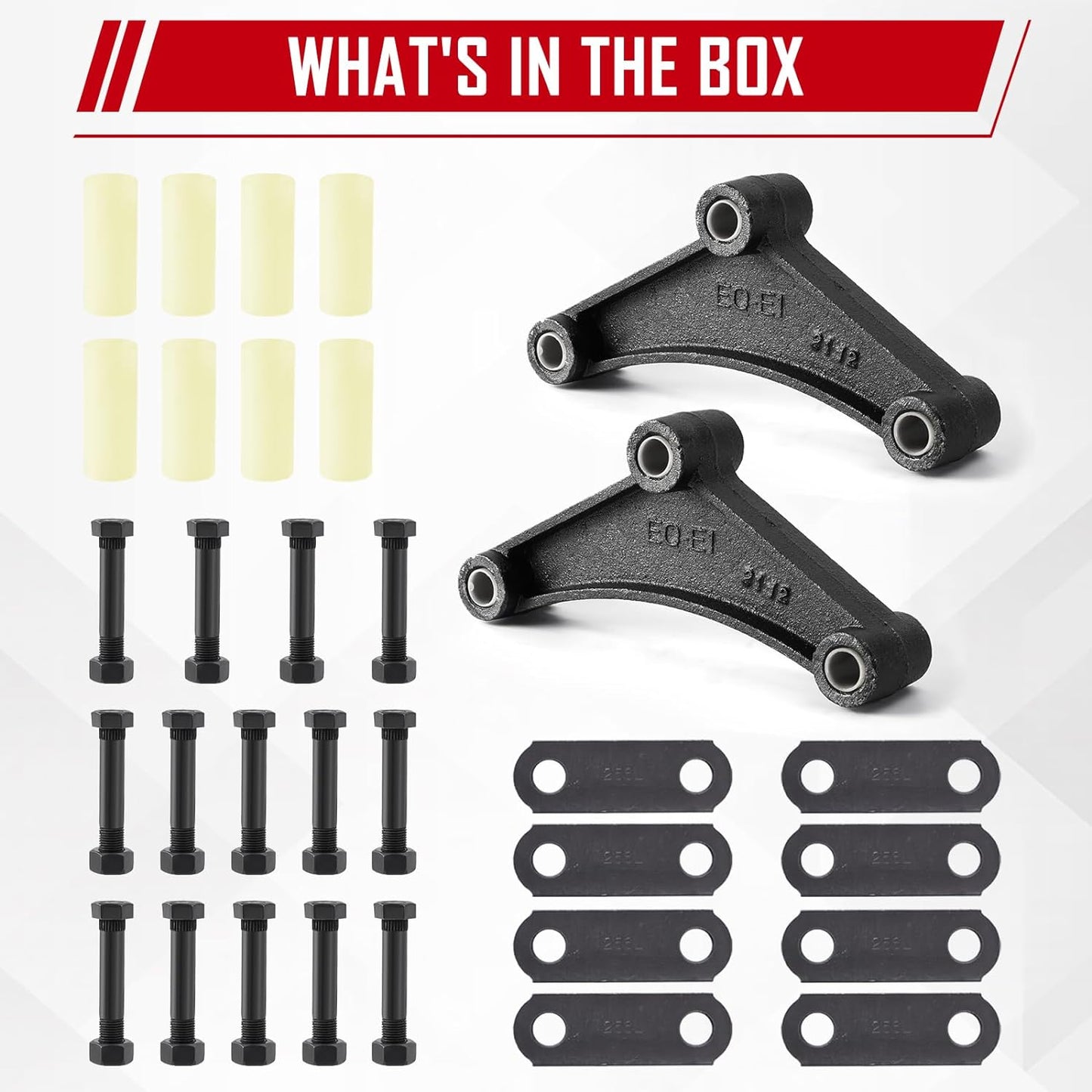 Trailer Shackle Kit (3.5K -5.2K Axles) - OHMU