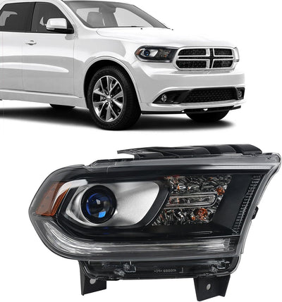 Halogen Headlight Assembly Compatible With Dodge Durango 2014-2020