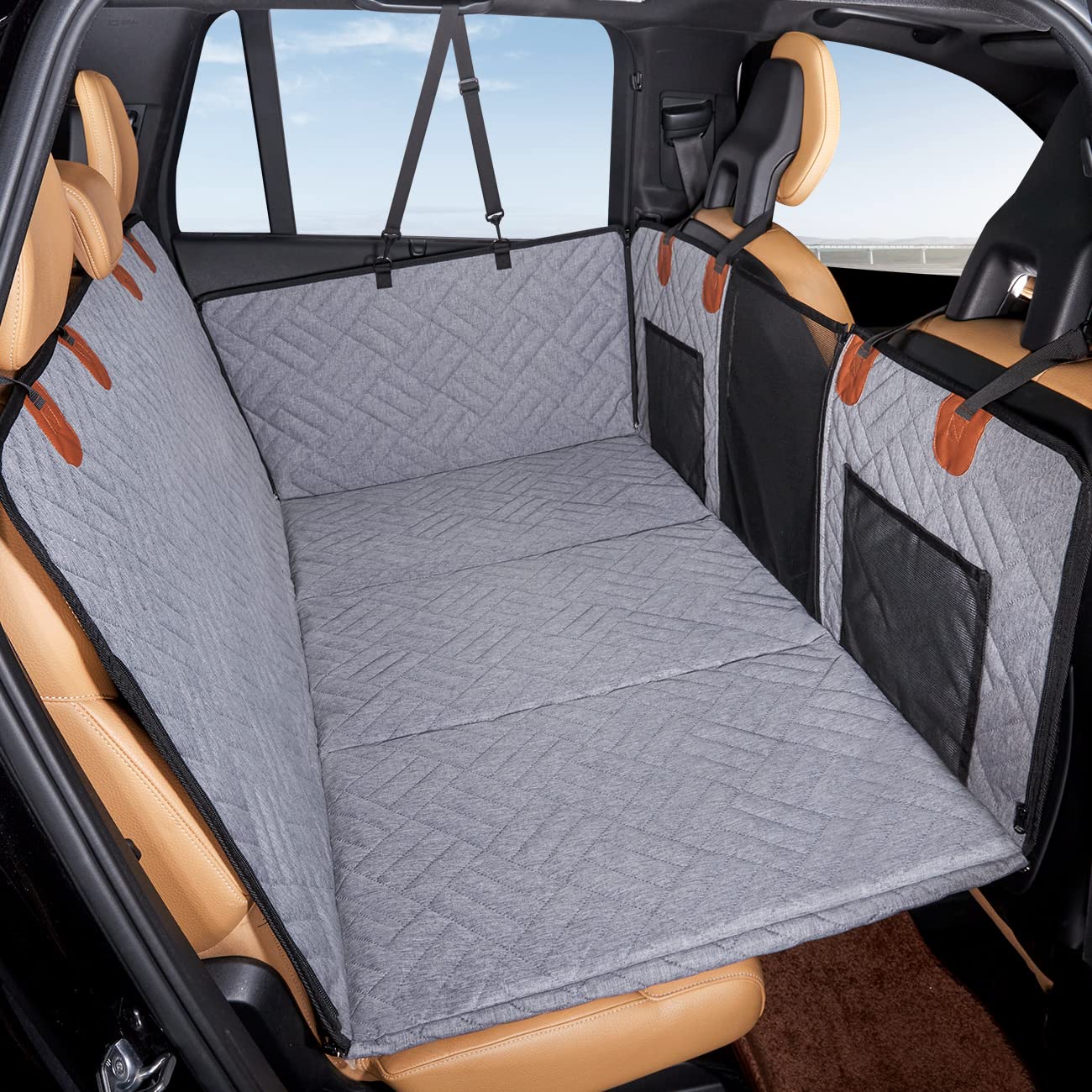 Back Seat Extender ,Dog Car Seat Cover, Camping Air Mattress, Hammock Travel Bed,Non Inflatable Car Bed Mattress for Car SUV Truck - OHMU