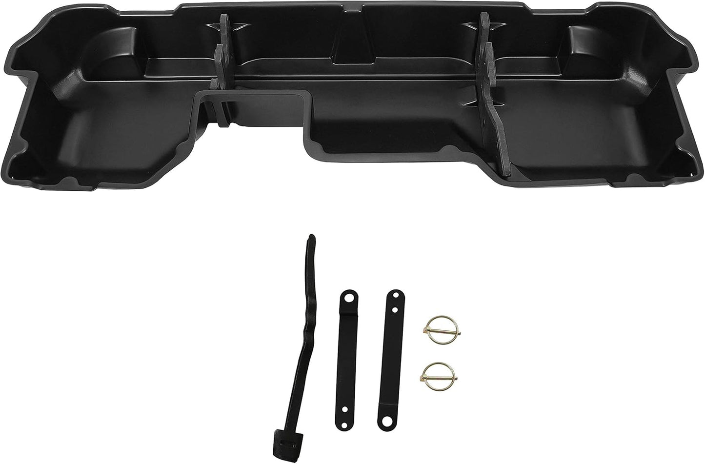 Under Seat Storage Box Compatible with 2019-2025 Dodge Ram 1500 Crew Cabs