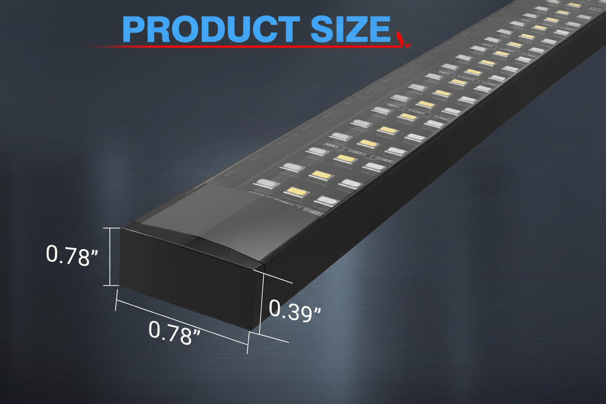 60" Red Sequential LED Tailgate Light Bar - Triple Row 504 LEDs for Ford/RAM (5 Functions)