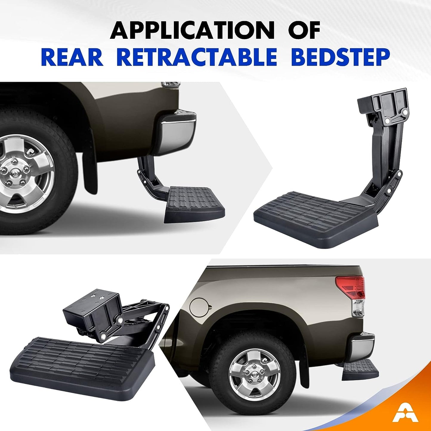 Rear Bed Step Tailgate Bedstep Compatible with Toyota Tundra 2022 2023