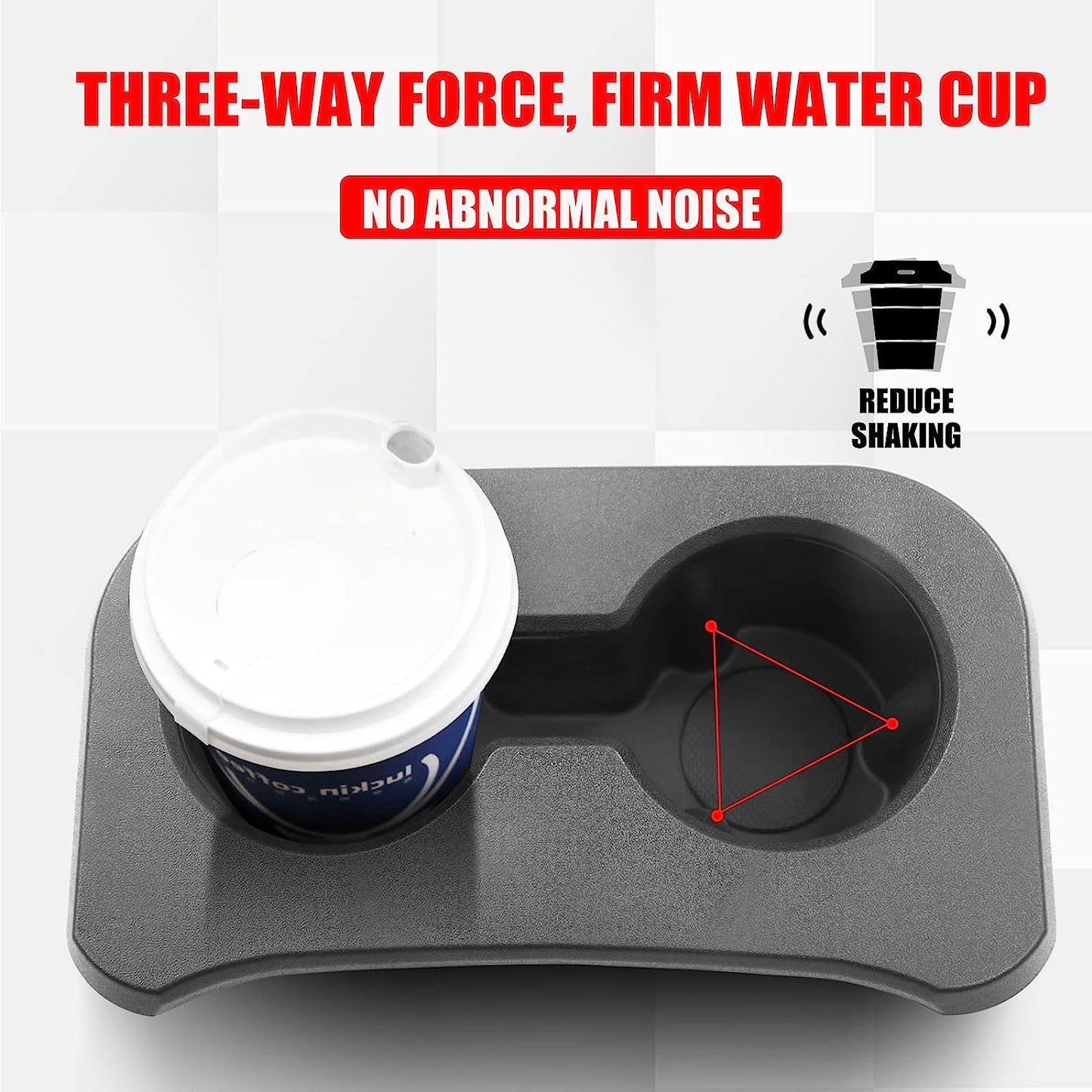 Removable Rear Dual Cup Holder for Ford Bronco 2021 2022 2023 2024 - OHMU