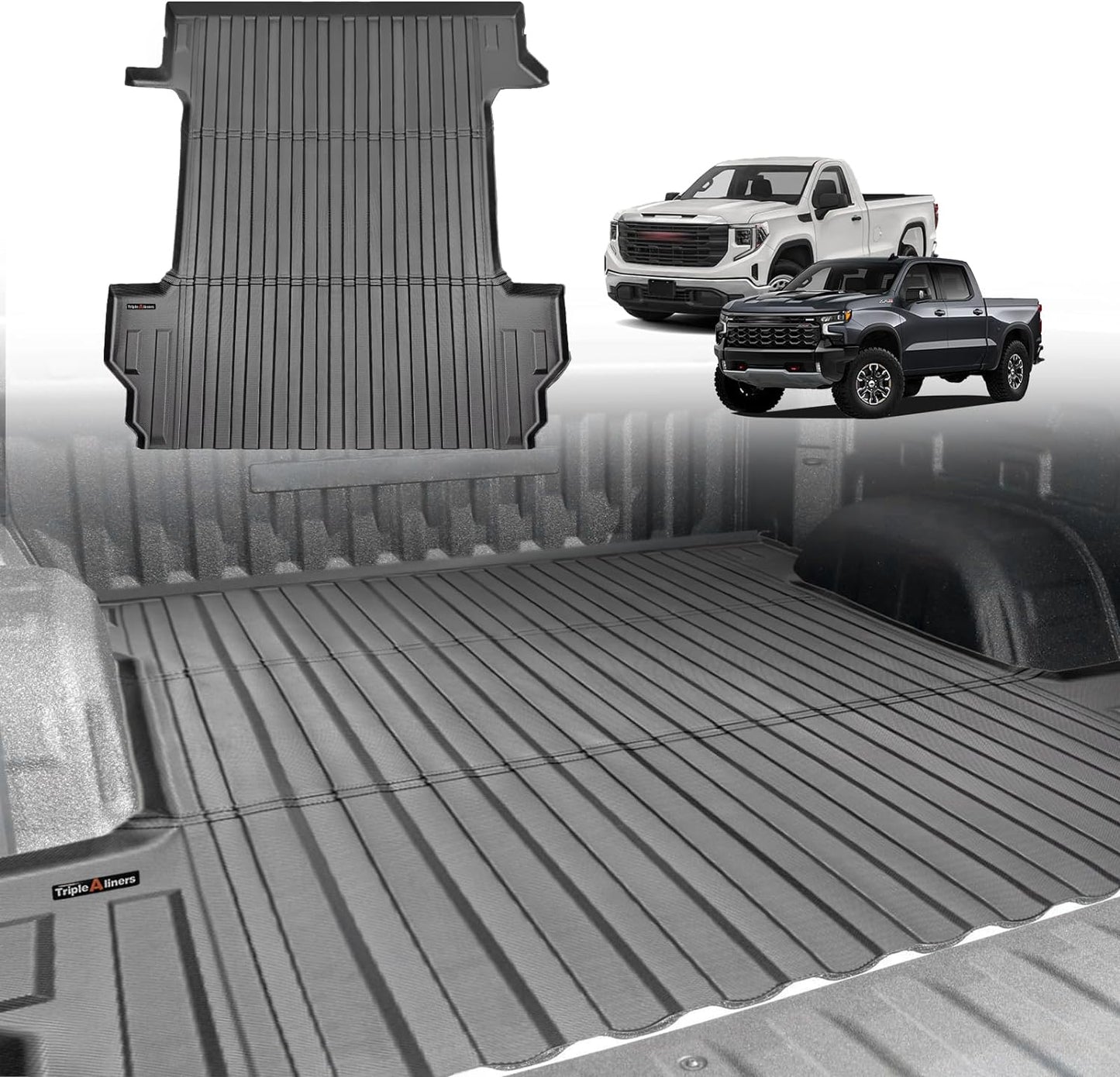Truck Bed Mat Compatible with 2019-2024 Chevy Silverado/GMC Sierra 1500 - OHMU