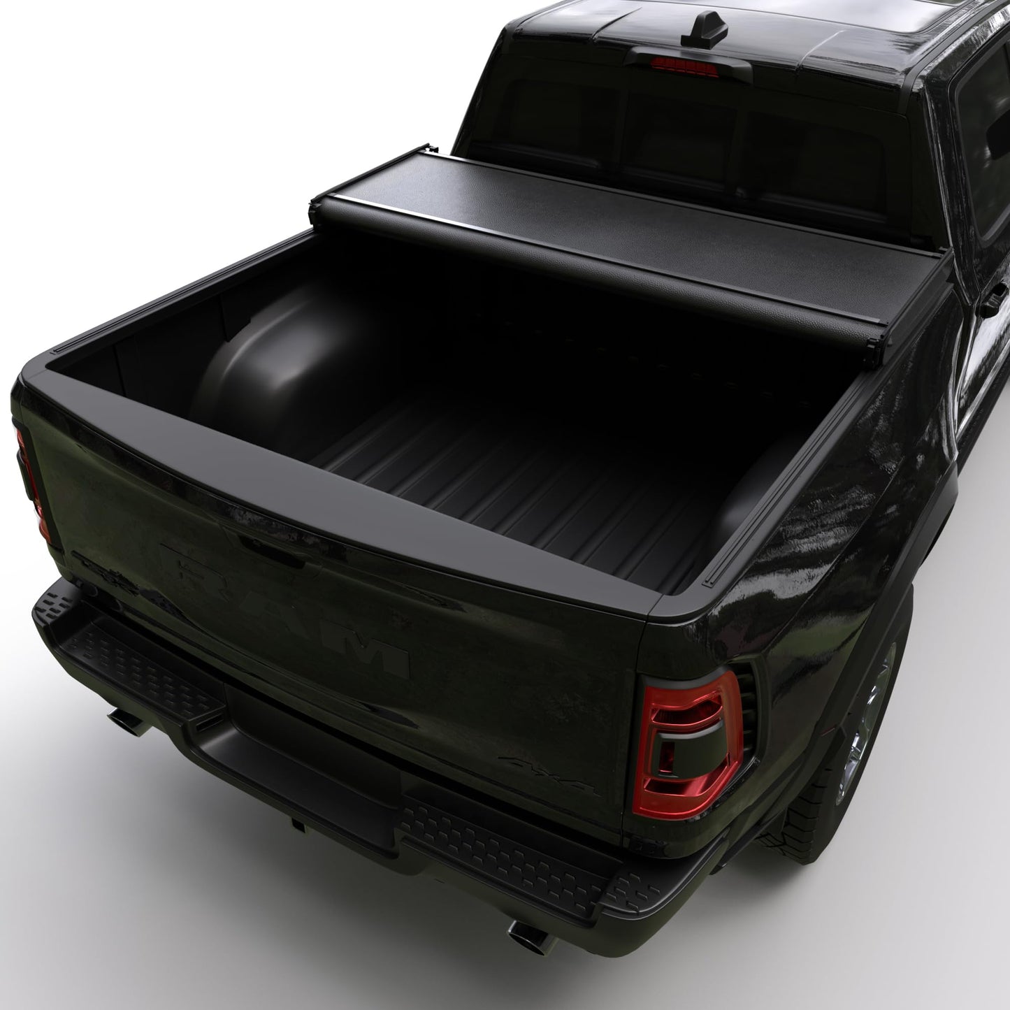 Hard Tri-Fold Truck Bed Tonneau Cover Compatible with 2009-2026 Dodge Ram 1500 & 2500