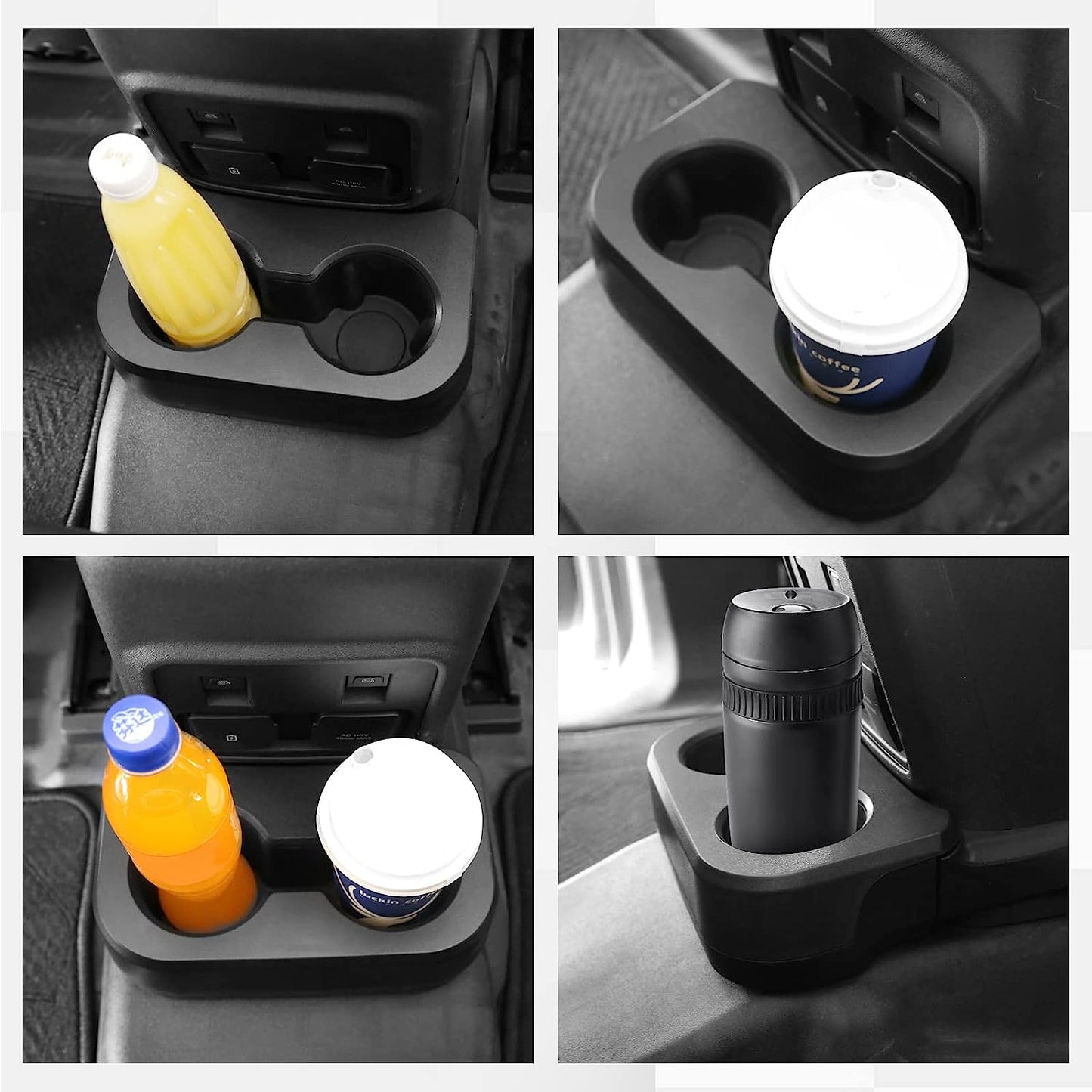 Removable Rear Dual Cup Holder for Ford Bronco 2021 2022 2023 2024 - OHMU