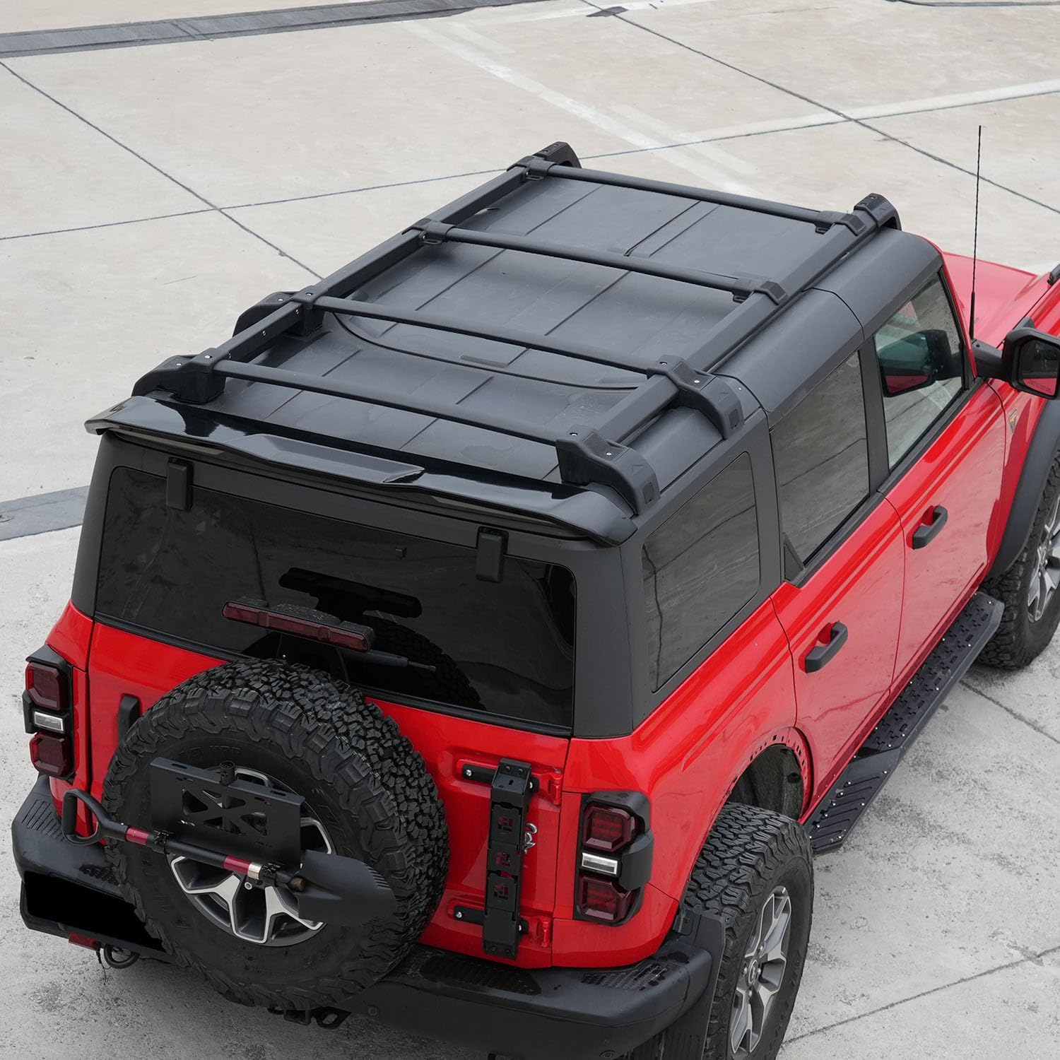 Roof Rack Cross Bars for Ford Bronco 4 Door 2021-2025 Roof Luggage Carrier Roof Rails Cross Bars (Not for 2.7L Badlands and Bronco Sport)