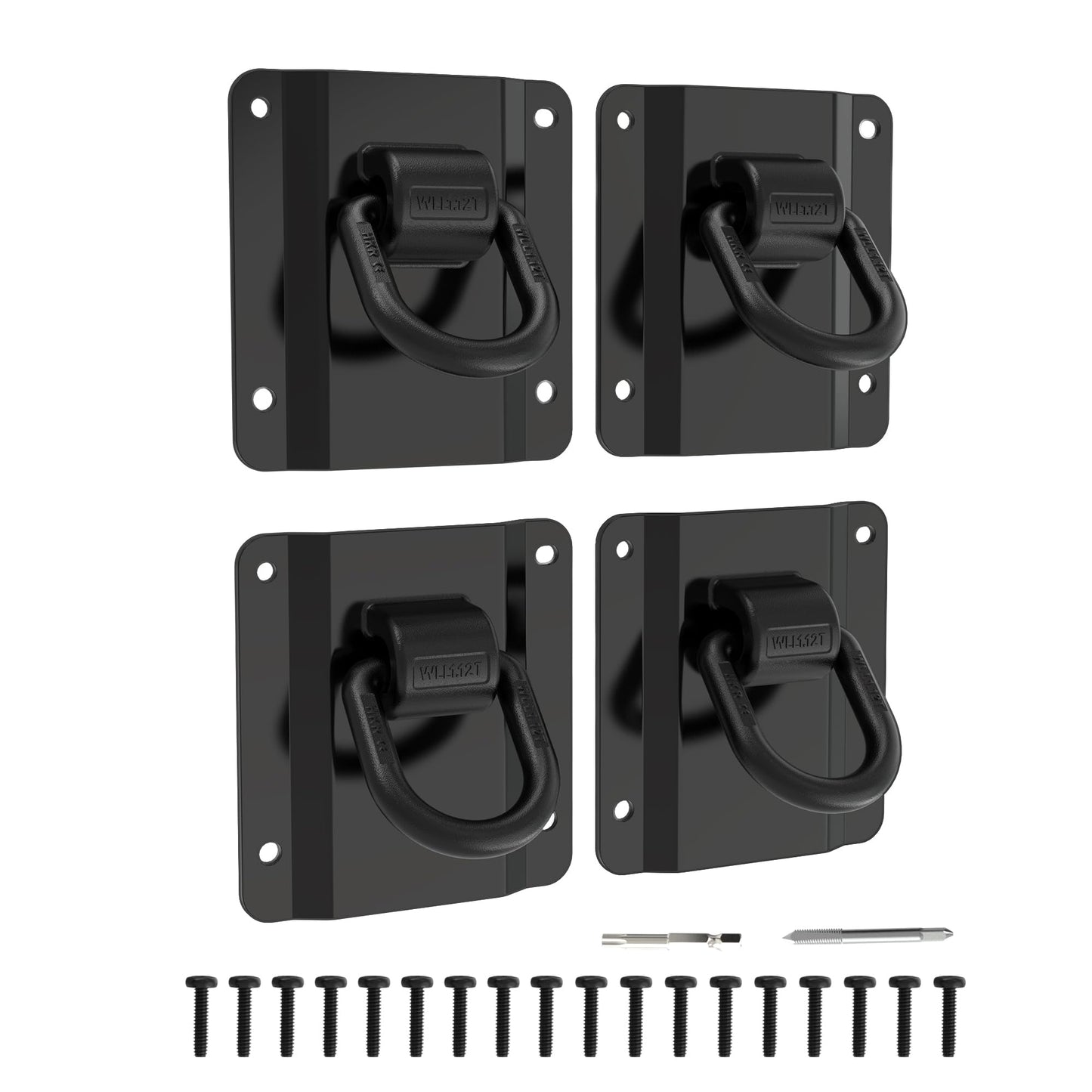 4-Pack Heavy Duty Tie Down Anchors for Ford F-Series